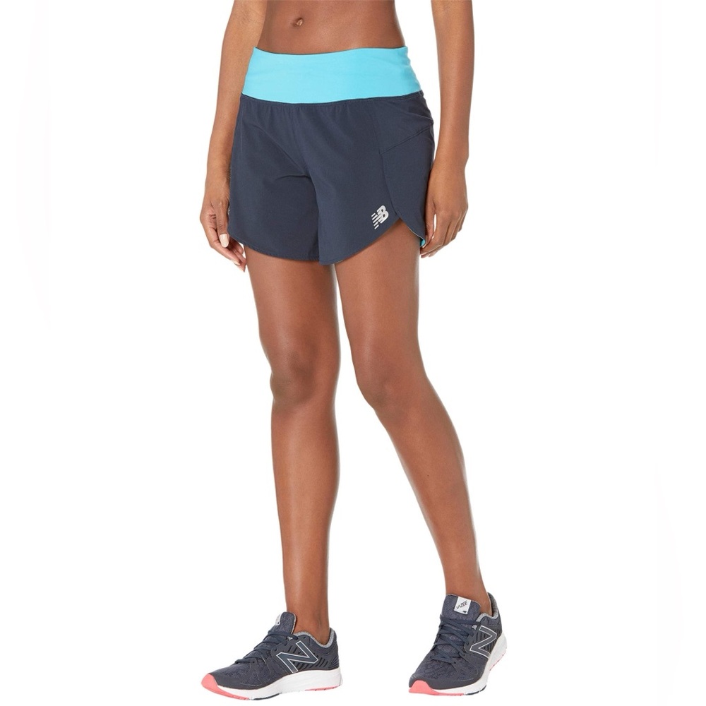 NEW BALANCE WOMEN'S IMPACT RUN 5" SHORT